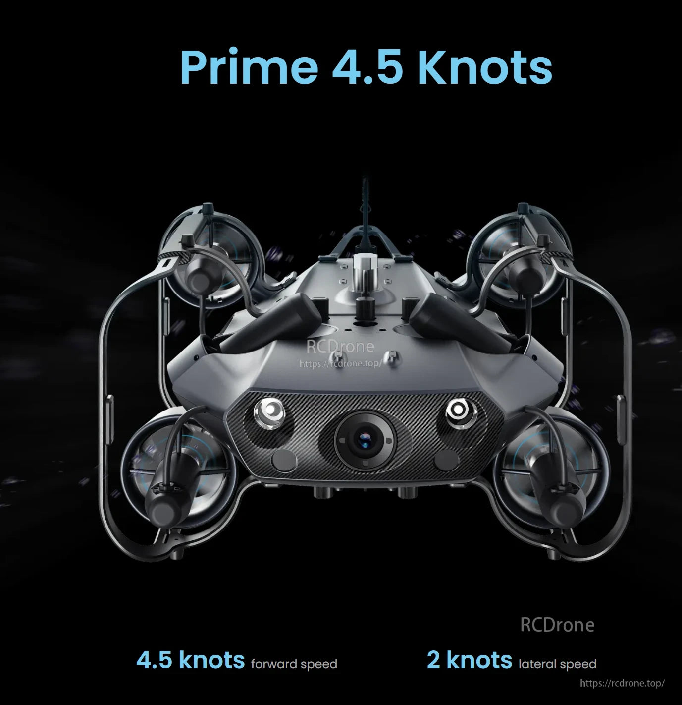 CHASING X Underwater ROV – 350 m Deep-Sea Drone, Underwater ROV dives to 350 meters, featuring a deep-sea drone for exploration.