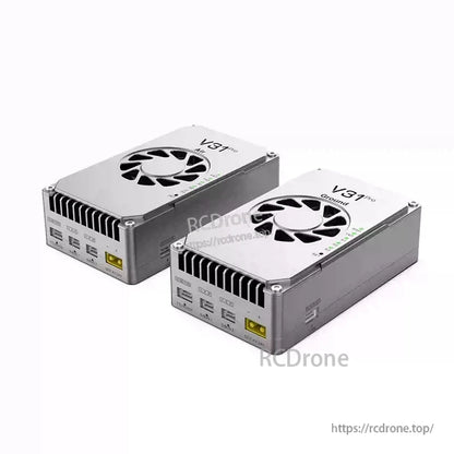 CHINOWING V31 Pro Video Telemetry, V31 Pro Air and Ground units with multiple ports and cooling fans
