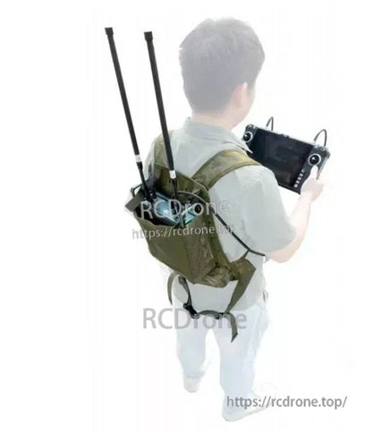 CHINOWING VB31 backpack radio offers 5-20km range, dual-band 800MHz/1.4GHz, LAN and SBUS support, under 300ms latency, ideal for video, data, and RC links.