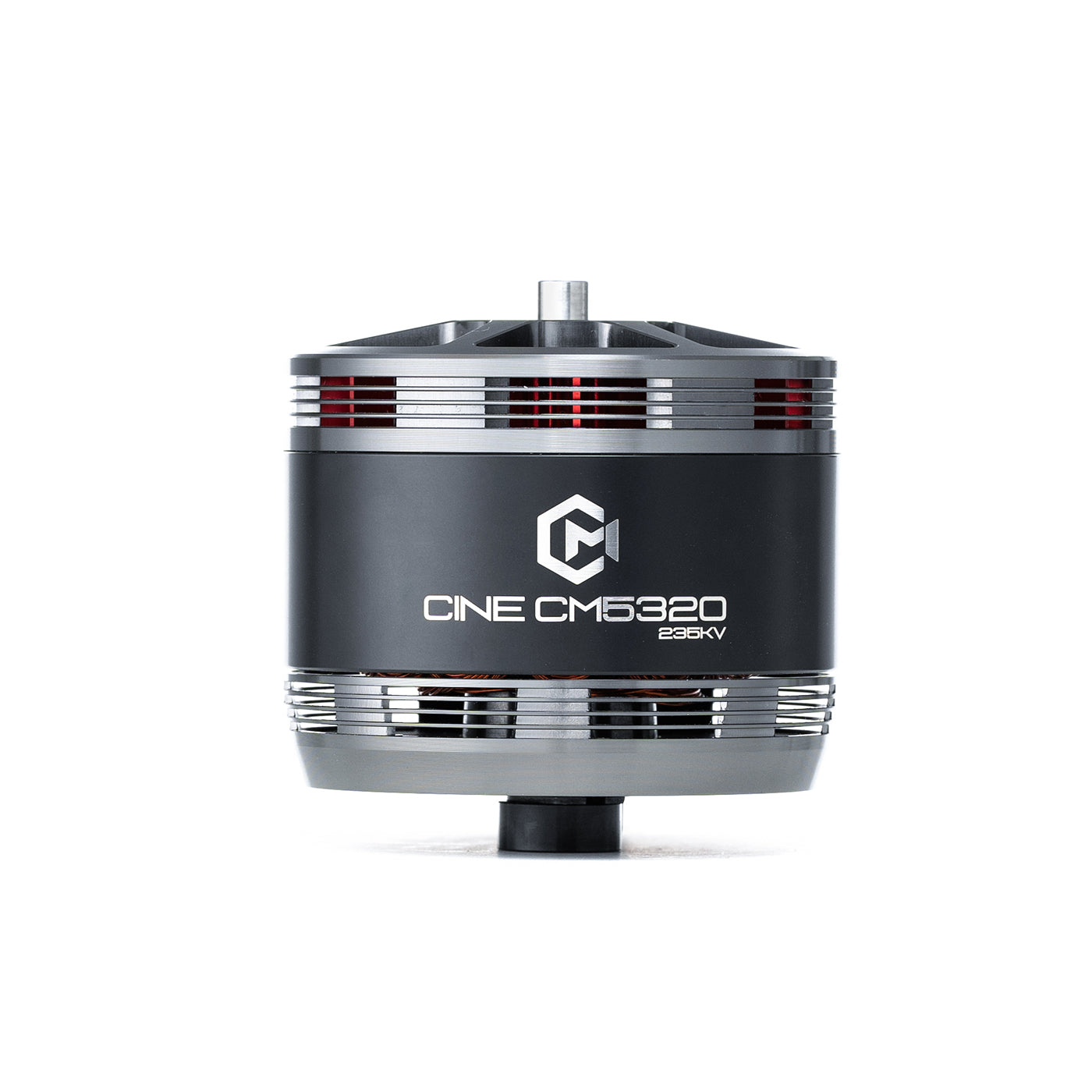 MAD CINE CM5320 V1.0 Cine FPV Motor, MAD CINE CM5320 V1.0 cine FPV brushless motor with black can, silver vent rings, and 265KV marking