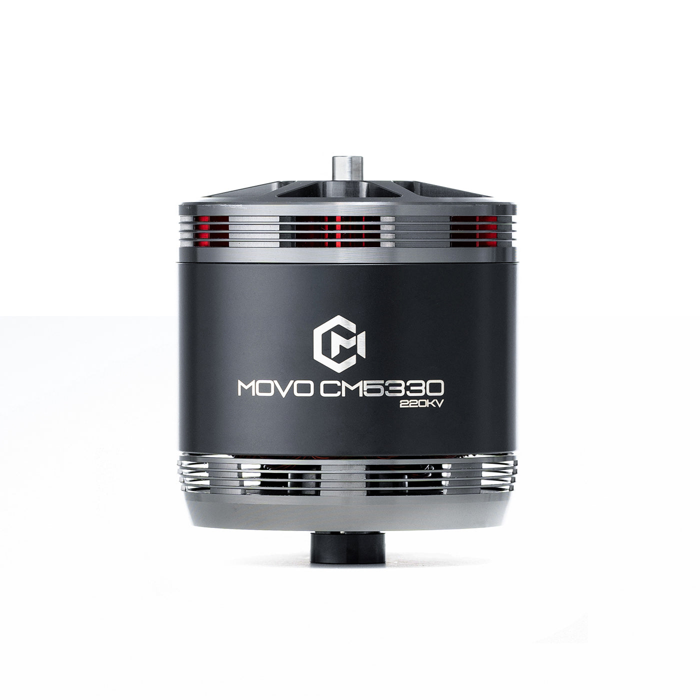 MAD MOVO CM5330 V1.0 FPV Motor, MAD MOVO CM5330 V1.0 FPV brushless motor with black can, silver vents, and CM5330 280KV marking