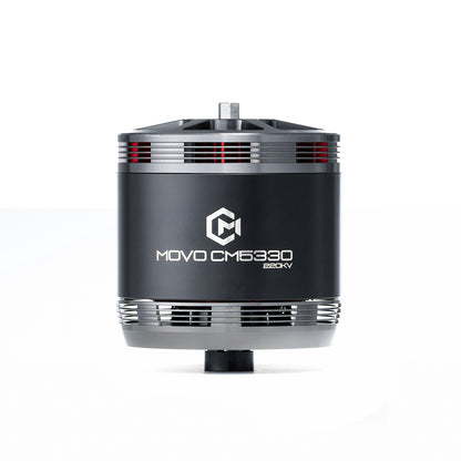 MAD MOVO CM5330 V1.0 FPV Motor, MAD MOVO CM5330 V1.0 FPV brushless motor with black can, silver vents, and CM5330 280KV marking