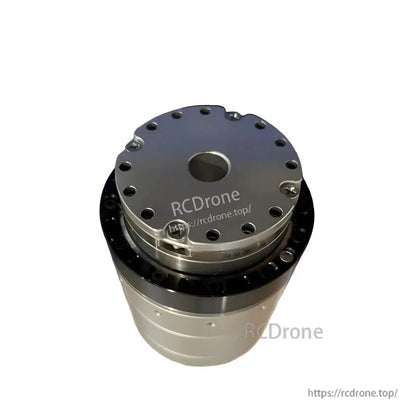 High-torque hollow-shaft actuator with 51/81/101:1 ratio, 23–34 N·m peak, 24–48 V, CAN interface, and 17-bit resolution.