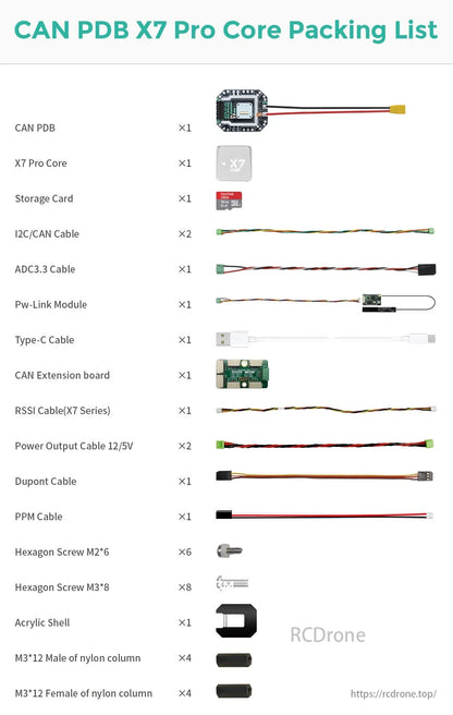 Pdb Power Module CUAV CAN PDB Power Module Carrier Board And X7+ Pro Core Pixhawk Fligh ...