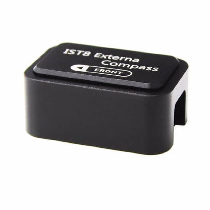 CUAV IST8 External Compass GPS, CUAV IST8 external compass module in black housing with clearly marked front orientation arrow