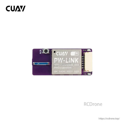 CUAV PW-LINK 2.4GHz WiFi telemetry data module with shielded ESP8266 board and small connector port