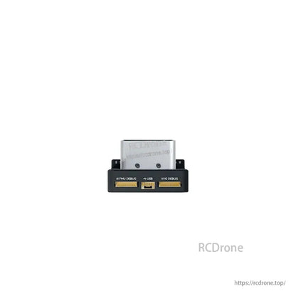 CUAV Pixhawk V6X V2 flight controller module with labeled FMU debug, USB, and IO debug ports