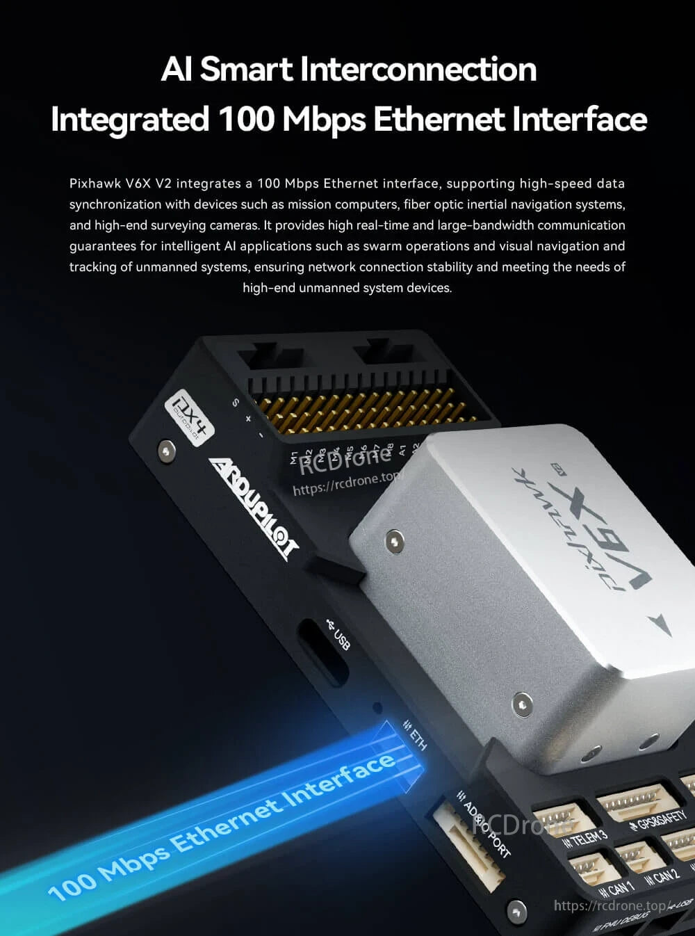 CUAV Pixhawk V6X V2 Drone Controller for PX4 ArduPilot