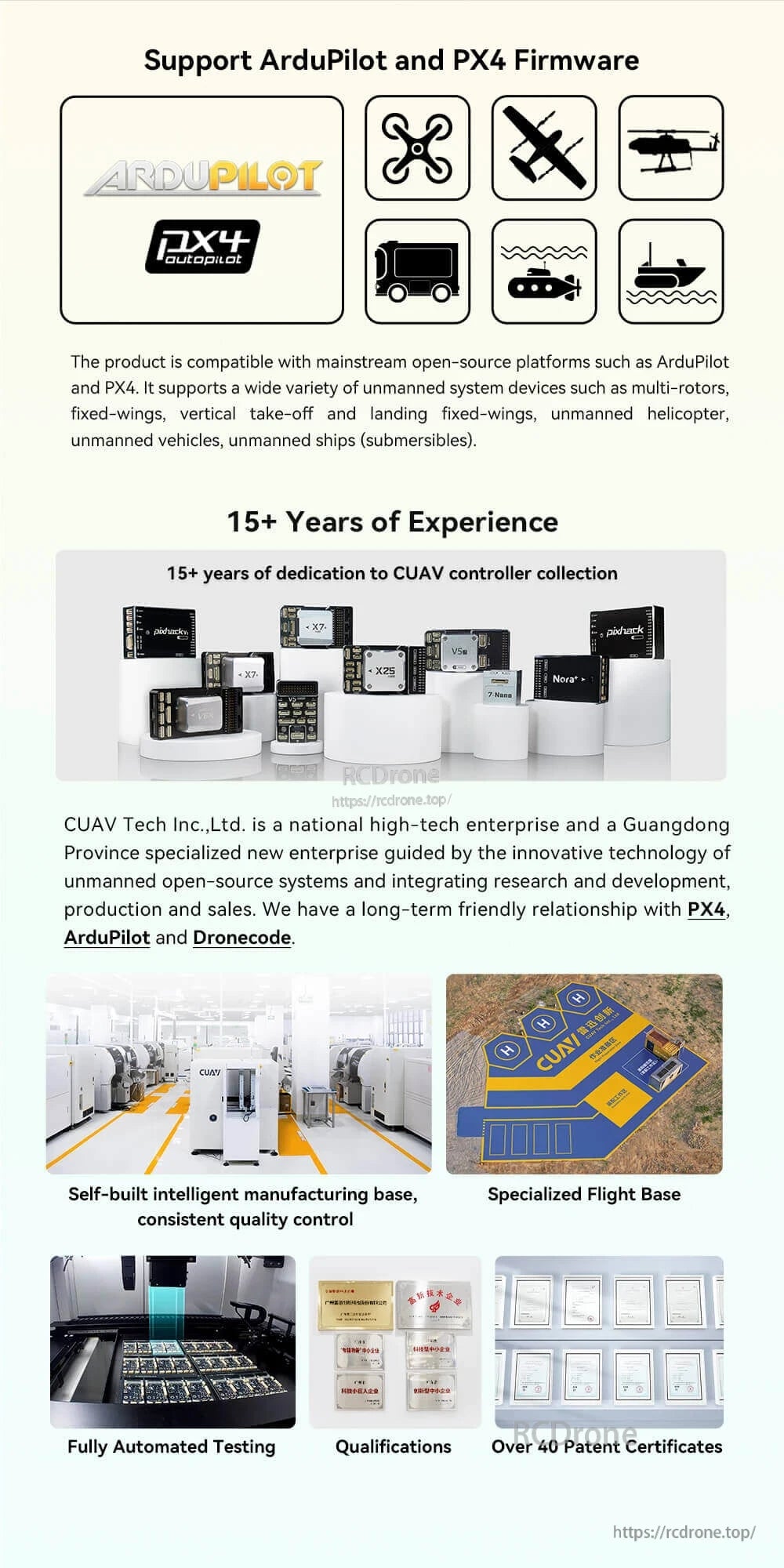 CUAV Pixhawk V6X V2 Drone Controller for PX4 ArduPilot