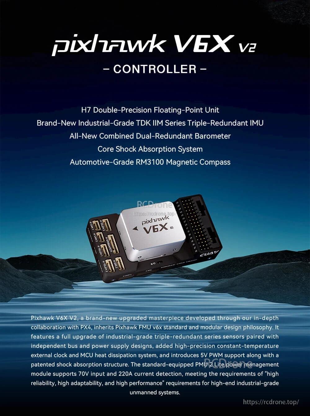 CUAV Pixhawk V6X V2 Drone Controller for PX4 ArduPilot