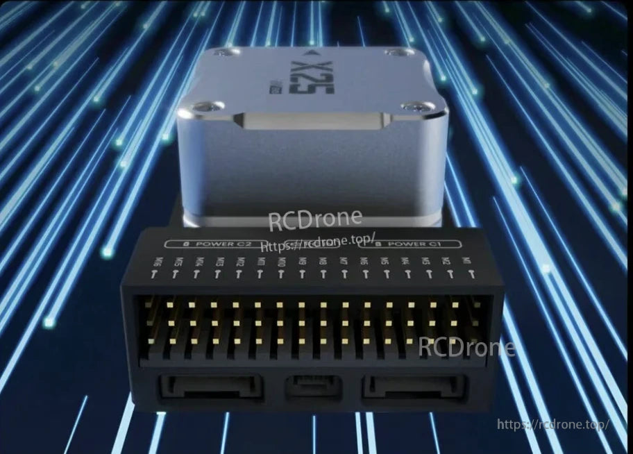 CUAV X25 EVO Autopilot Flight Controller, The IMU features a dual-temperature-compensation system for real-time compensation with ±0.5°C accuracy and reduced temperature drift.