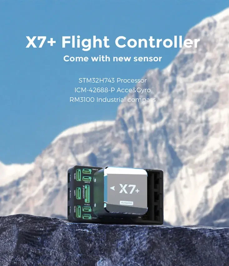 CUAV X7 Plus Flight Controller, X7+ Flight Controller Come with new sensor STM32H743 Processor I