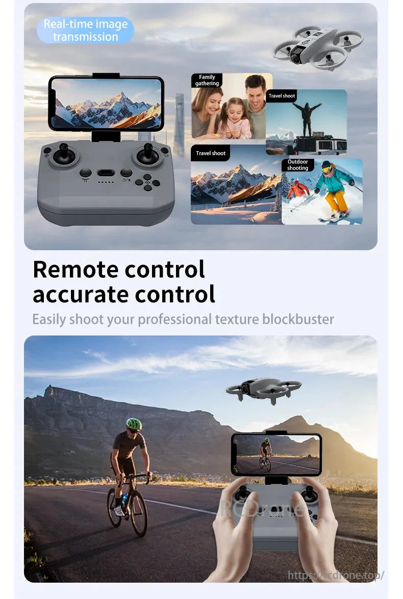 CZ06 Mini Drone, Real-time image transmission and precise remote control for capturing professional moments, family gatherings, travel, and outdoor activities easily.