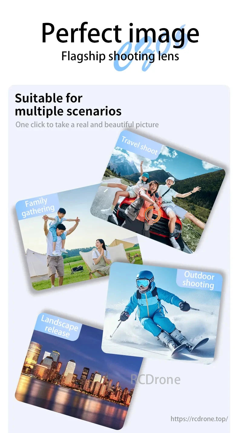 CZ06 Mini Drone, Perfect image lens for family, travel, outdoor, and landscape photography.