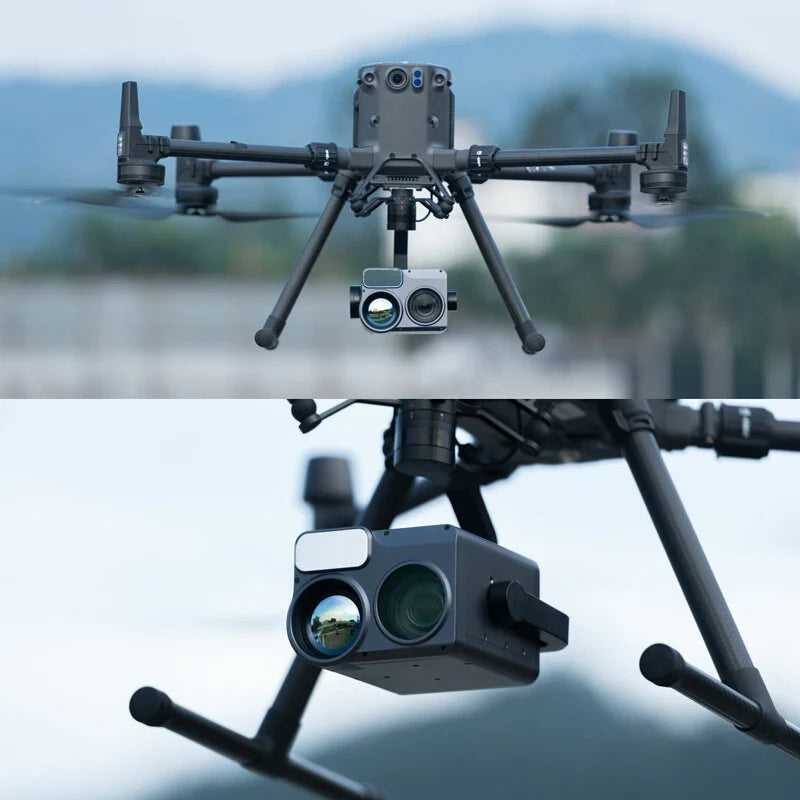 CZI C30N Dual-light Night Vision Gimbal, A high-precision gimbal with 0.01° stabilization provides smooth and accurate imaging.