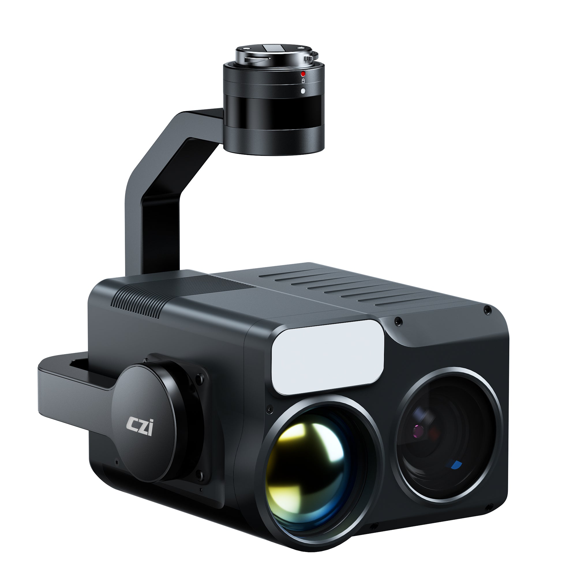 CZI C30N Dual-light Night Vision Gimbal, Monitor large areas with optical zoom and night vision capabilities, even in complete darkness.