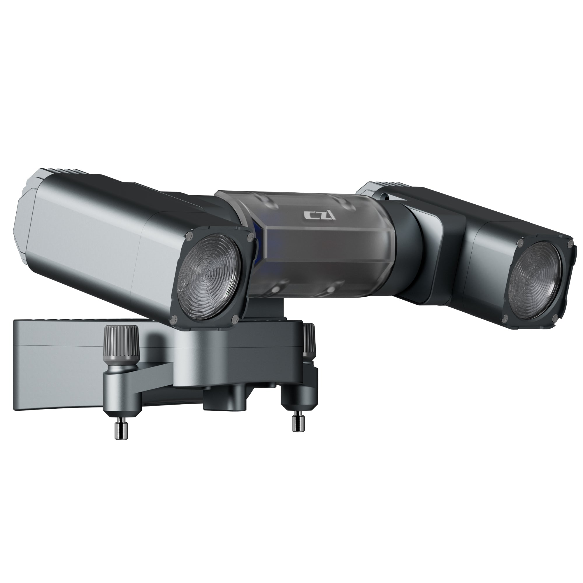 CZI GL10 Gimbal Searchlight, Rotates and pitches precisely with adjustable pitch range from -90° to +70°.