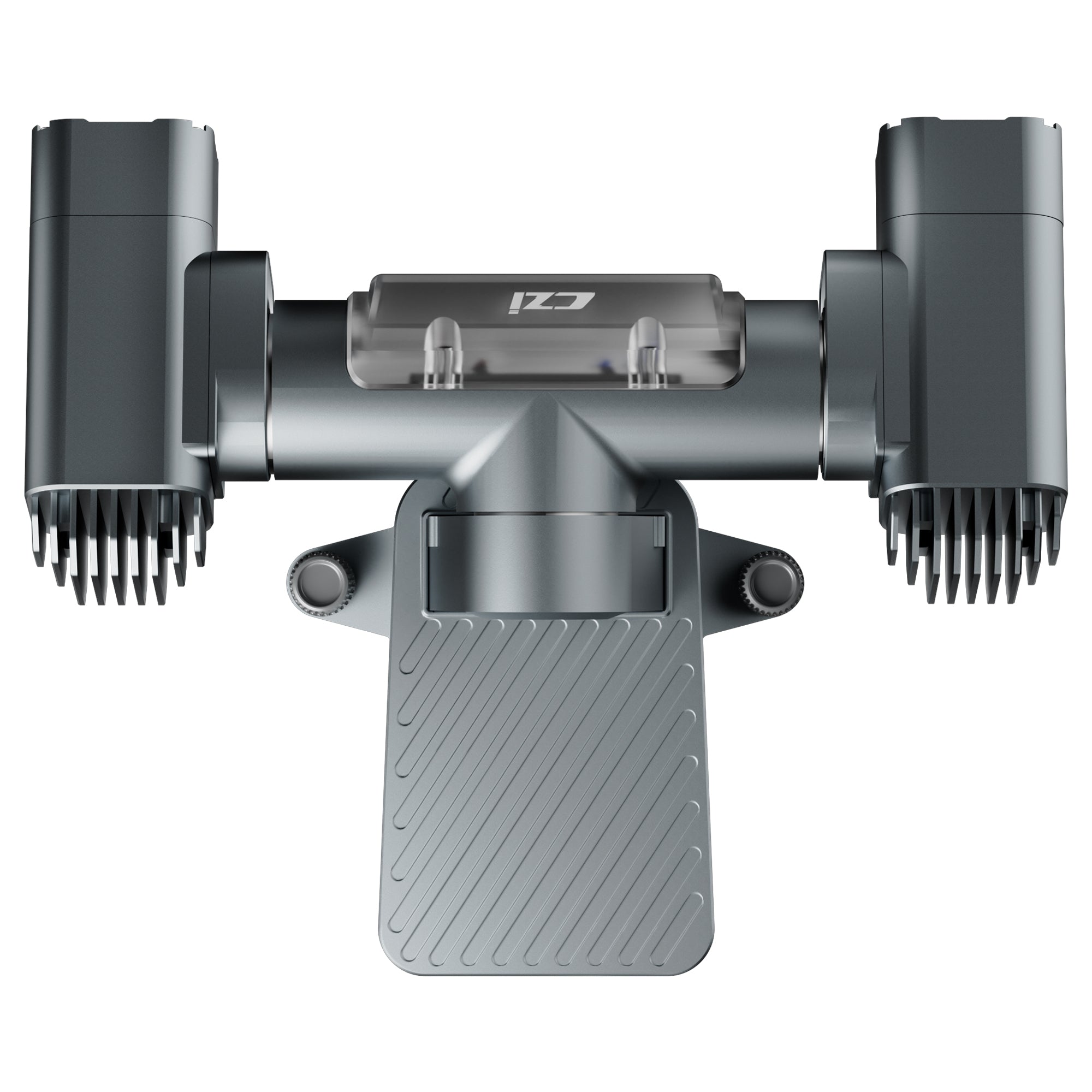 CZI GL10 Gimbal Searchlight, Adapters to gimbal movements for smooth operation during flight.