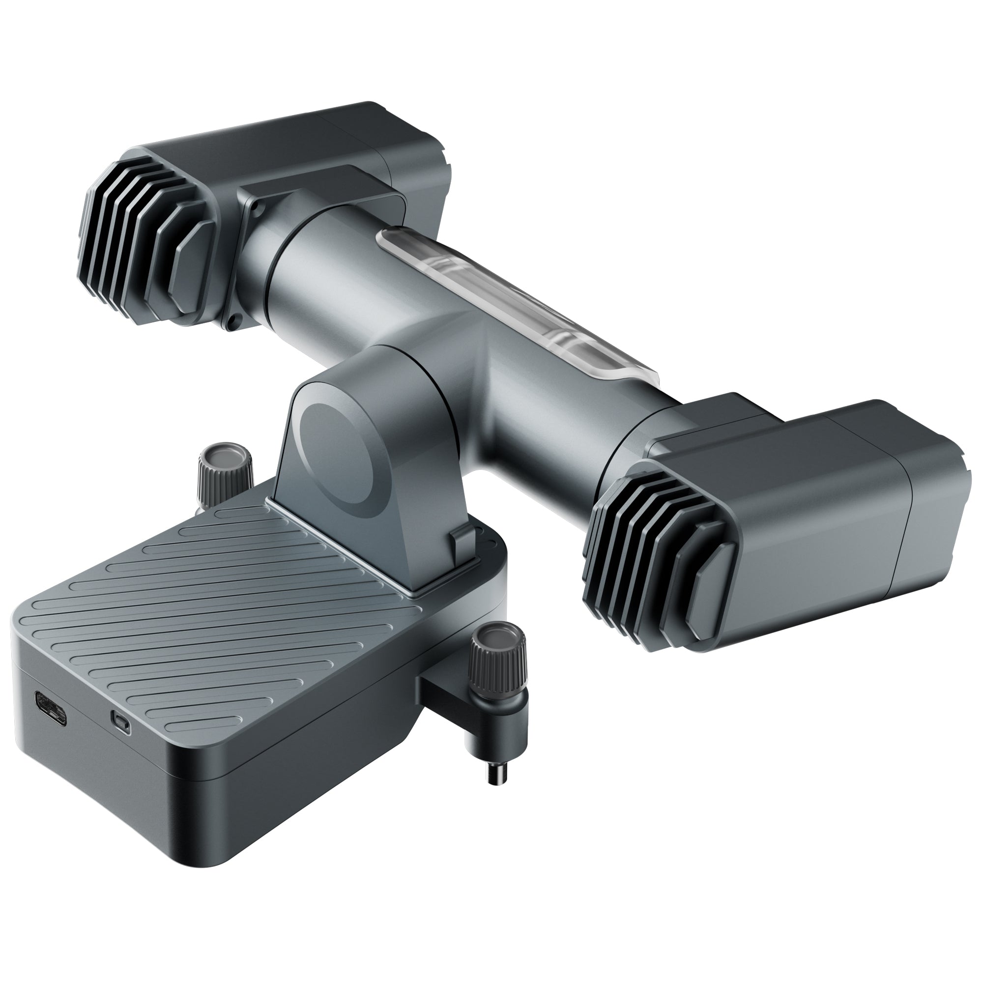 CZI GL10 Gimbal Searchlight, Advanced gimbal stabilizes with dual-axis tech, reducing vibrations for smooth operation.