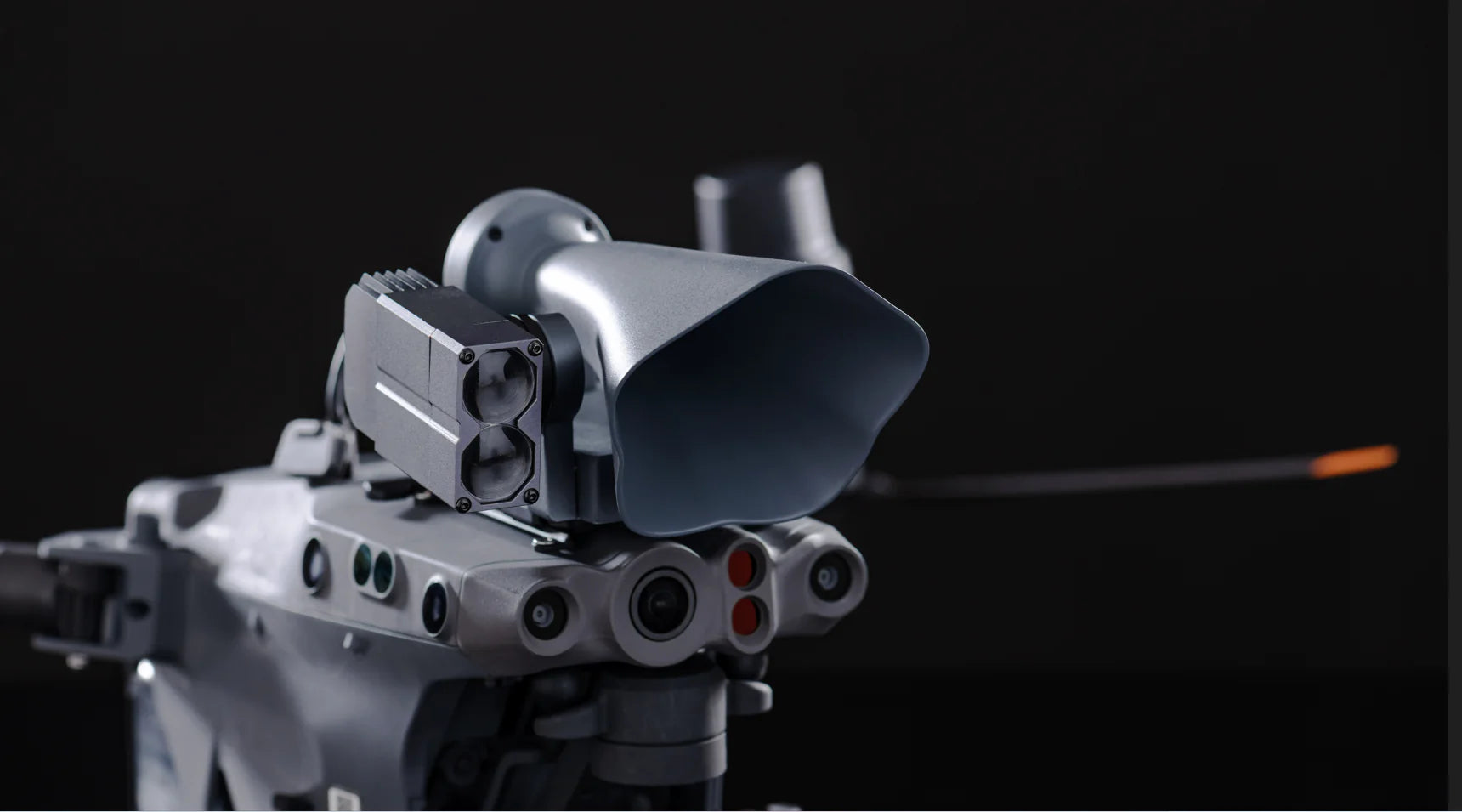 CZI LP12 Drone Searchlight & Broadcasting System, Supports live broadcasting, file upload, audio playback, and text-to-speech in multiple languages.