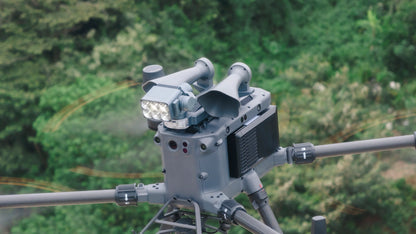 CZI LP35 Drone Searchlight and Broadcasting System - 60W 200M Light + 126dB@1m 30W 400M Broadcasting for DJI Matrice M350