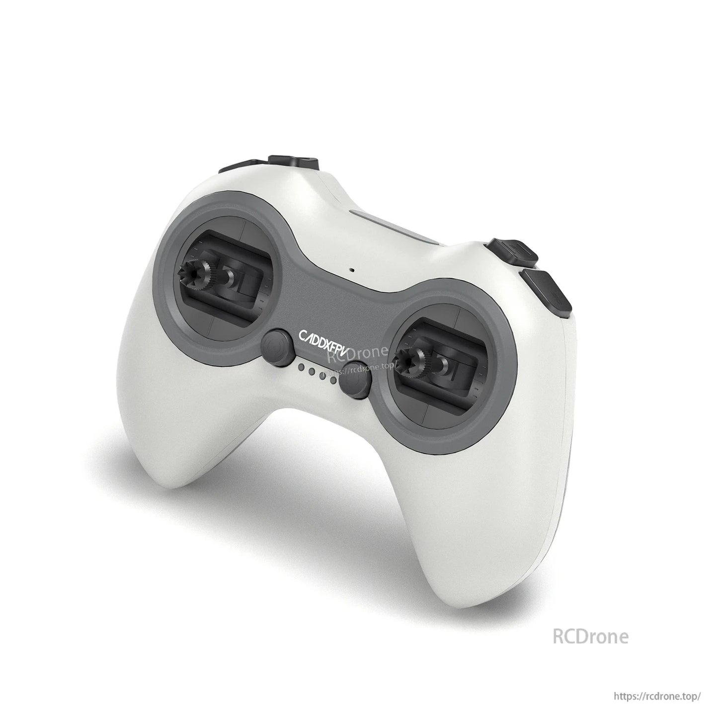 CaddxFPV Alink Controller RC Remote Controller angled front perspective showing stick wells and grips