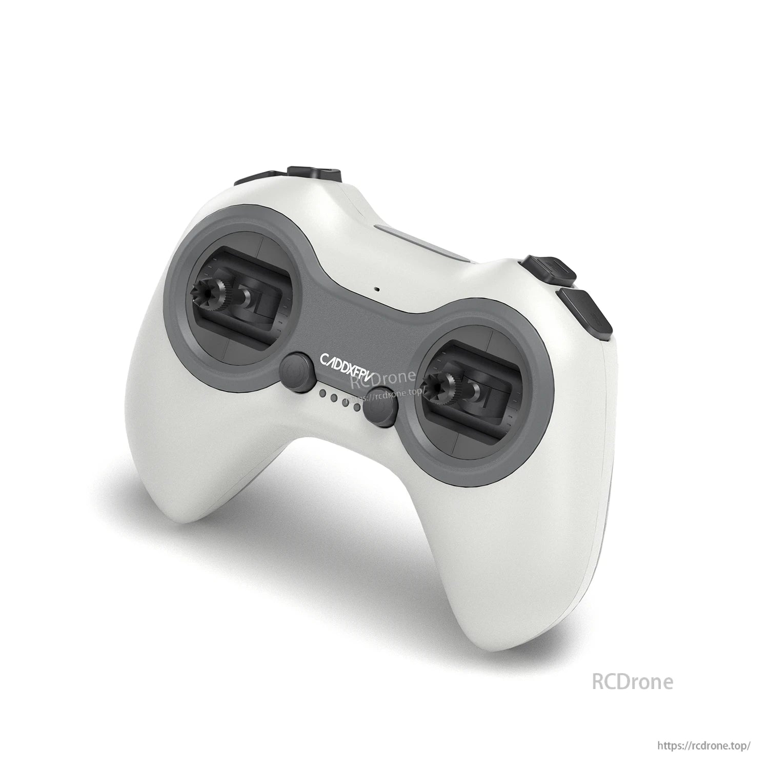 CaddxFPV Alink Controller RC Remote Controller angled front perspective showing stick wells and grips