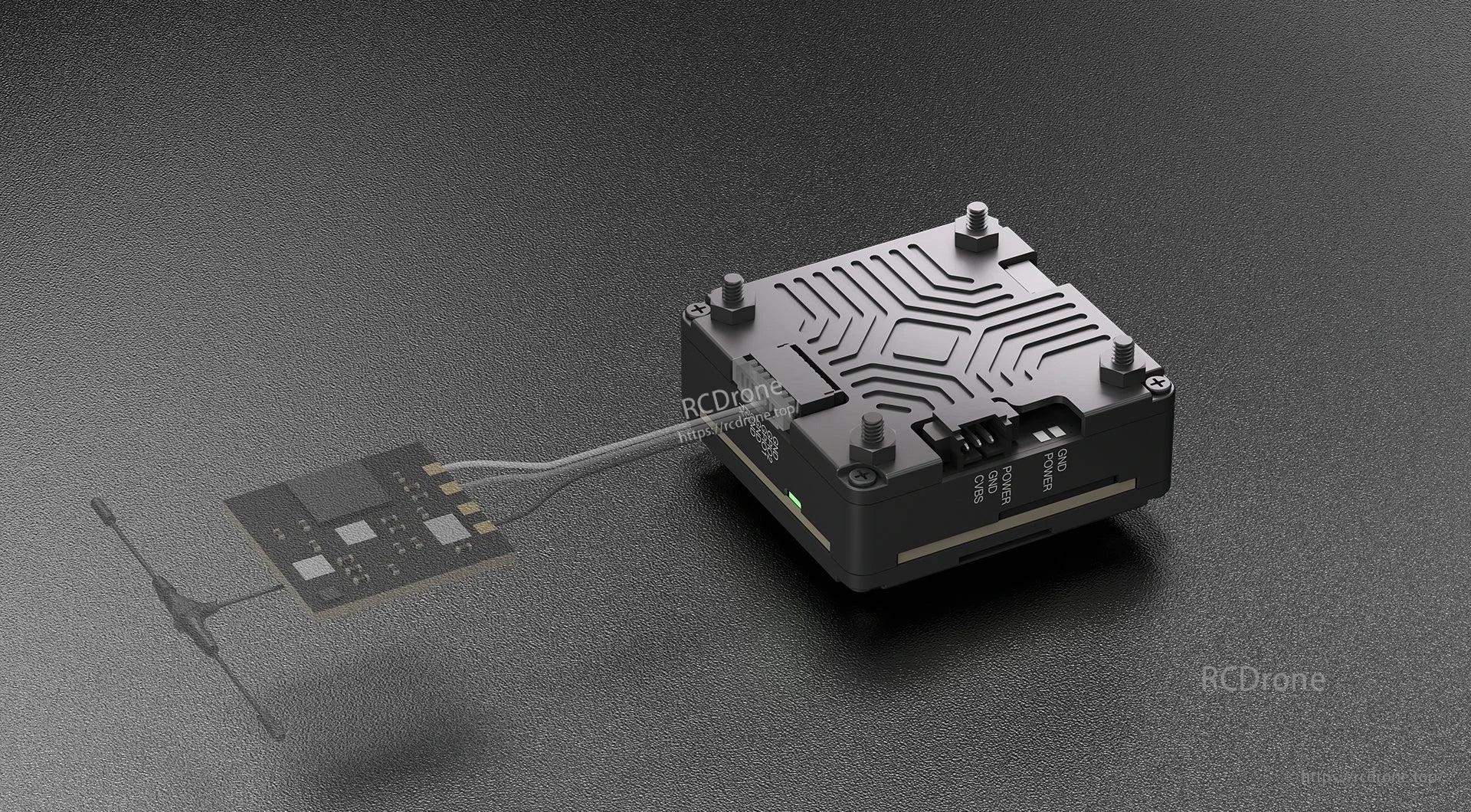 CaddxFPV Farsight Analog FPV Camera, A camera called CaddxFPV with features like FPV, analog sensor, high TVL, CVBS output and smart zoom capabilities.