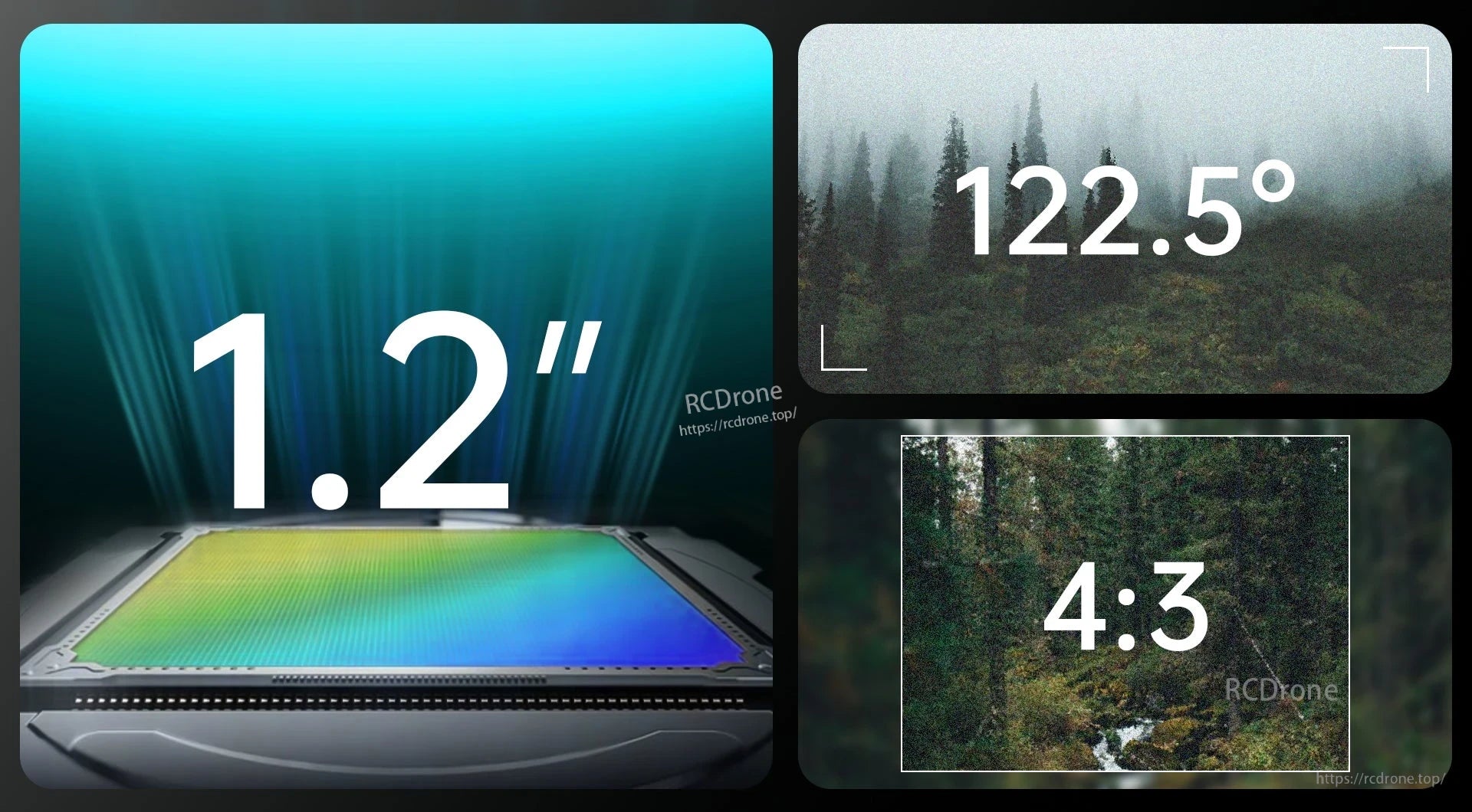 CaddxFPV Farsight Analog FPV Camera, Device accepts wide voltage input (9-24V) with low power consumption and operates within -20°C to 60°C temperature range.