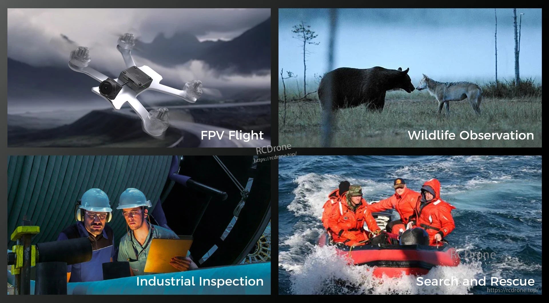 CaddxFPV Farsight Analog FPV Camera, FPV flight, wildlife observation, industrial inspection, search and rescue applications.