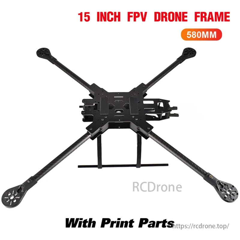 Carbon Fiber FPV Drone Frame, Application supports various customizations and setups, suitable for hobbyists and professional racers.