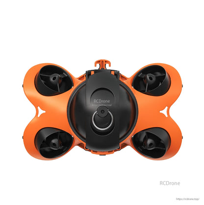 Industrial-grade underwater ROV with 150m depth, 4K/12MP camera, 8-thruster omni movement, and AC/DC power support.