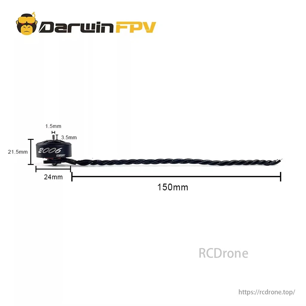 CineApe35 Brushless Motor, Motor delivers higher torque, stronger lift, and stable flight for 6S or 4S builds, suitable for carrying full-size GoPro cameras.