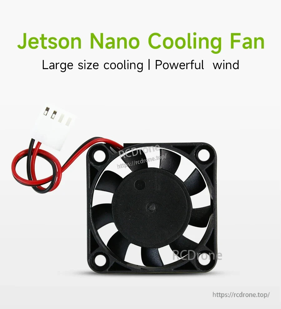5V 4020 PWM cooling fan with 4-pin plug and 40mm frame for Jetson Nano heat sink cooling