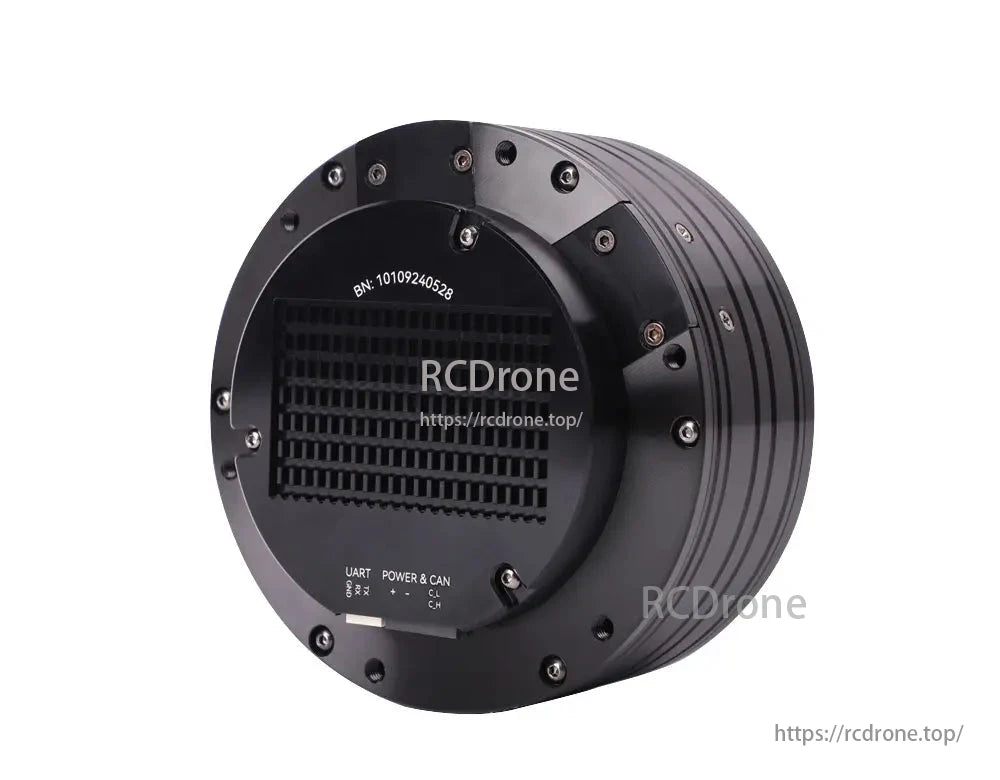 CubeMars AK10-9 V3.0 robotic actuator: 53Nm peak torque, KV60, dual encoder, 48V FOC drive.