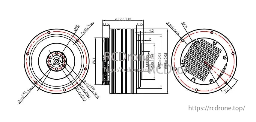 CubeMars AK10 Robotic Actuator, The CubeMars AK10-9 V2.0 is a robotic actuator combining motor, reducer, encoders, and driver in one compact unit.