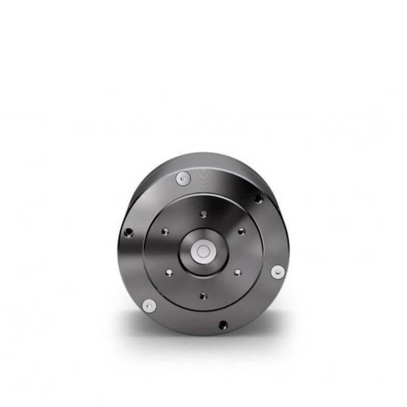 CubeMars AK45-10 KV75 motor with 10:1 planetary gear, front mounting face and bolt pattern
