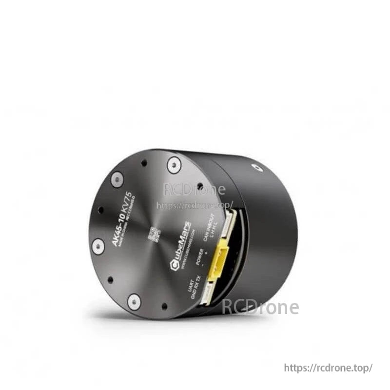 CubeMars AK45-10 KV75 Motor 10:1 Planetary Gear Integrated Driver, 24V, 14-bit Encoder, FOC