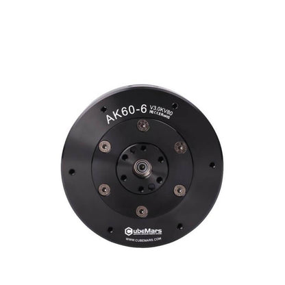 CubeMars AK60-6 V3.0 KV80 robotic actuation module motor, front face with mounting holes
