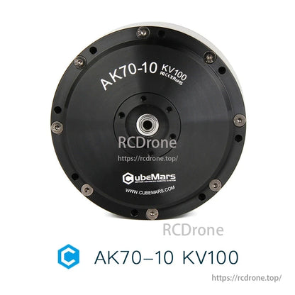 The CubeMars AK70-10 KV100 is a robotic actuator with 8.3Nm torque, 24/48V, CAN/UART interface, for quadruped robots.