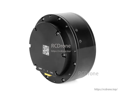 CubeMars AK70-10 KV100 actuator: 24/48V, 8.3Nm torque, supports CAN/UART communication.