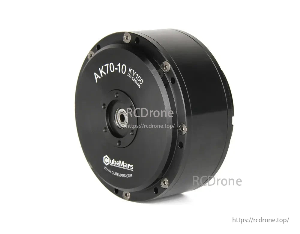 The CubeMars AK70-10 KV100 is a high-torque robotic actuator with CAN/UART interface, suitable for quadruped robots.