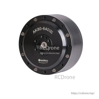 The CubeMars AK80-64 KV80 is a high-torque robotic actuator with 120Nm peak torque and a 64:1 gear ratio.