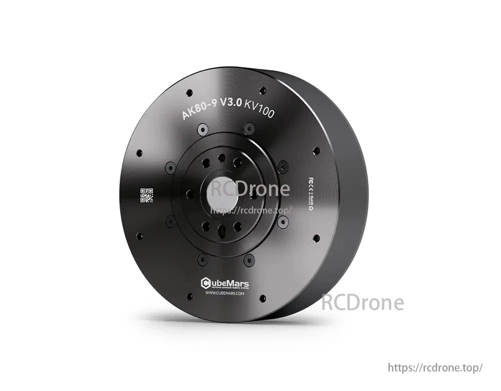 CubeMars AK80-9 V3.0 KV100 robotic actuator delivers 22Nm torque, 9:1 reduction, servo/MIT mode, 48V, 390RPM, ideal for precision automation.