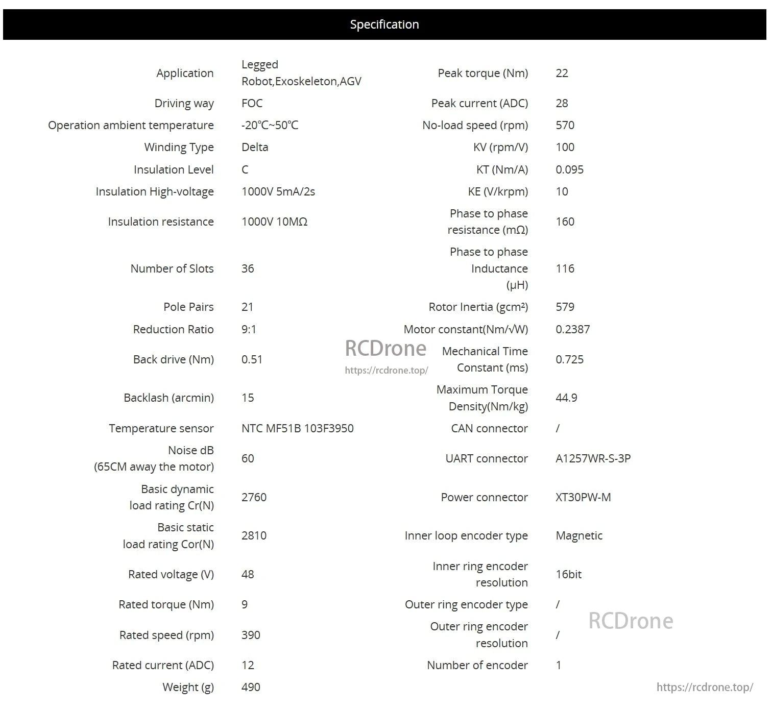 The CubeMars AK80 robotic actuator offers 22 Nm torque, 570 rpm speed, 490g weight. Ideal for robots, exoskeletons, AGVs. Features FOC, delta winding, magnetic encoder.