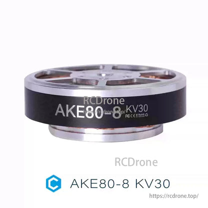 AKE80-8 KV30 actuator provides high torque (52Nm/kg), low backlash, and modular design for robotics applications.