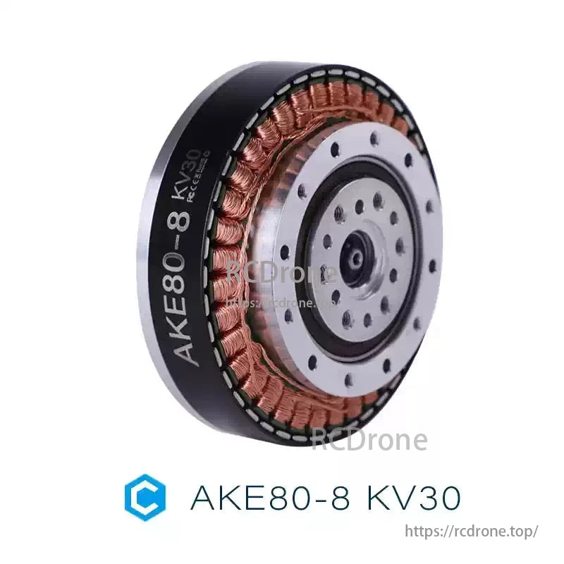 AKE80-8 KV30 actuator provides high torque (52Nm/kg), low backlash, modular design, suitable for robotics applications.