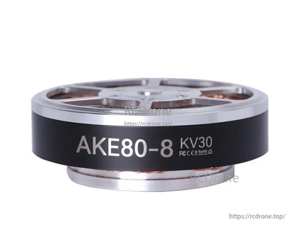 CubeMars AKE80-8 KV30 actuator delivers 52Nm/kg torque, features low backlash and modular design.