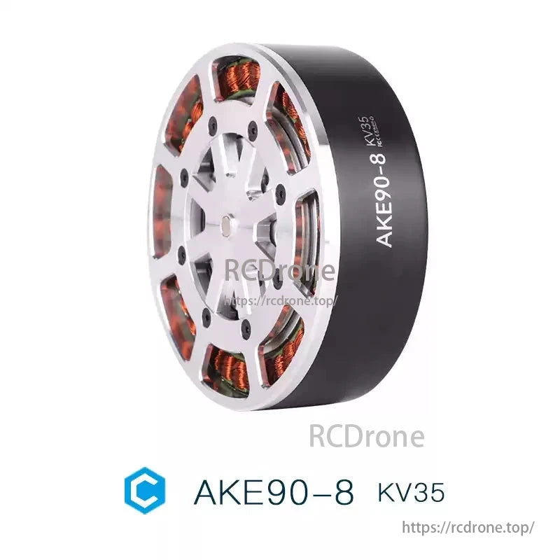 CubeMars AKE90-8 KV35 actuator delivers 170Nm torque, 9 arcmin backlash, features modular design.