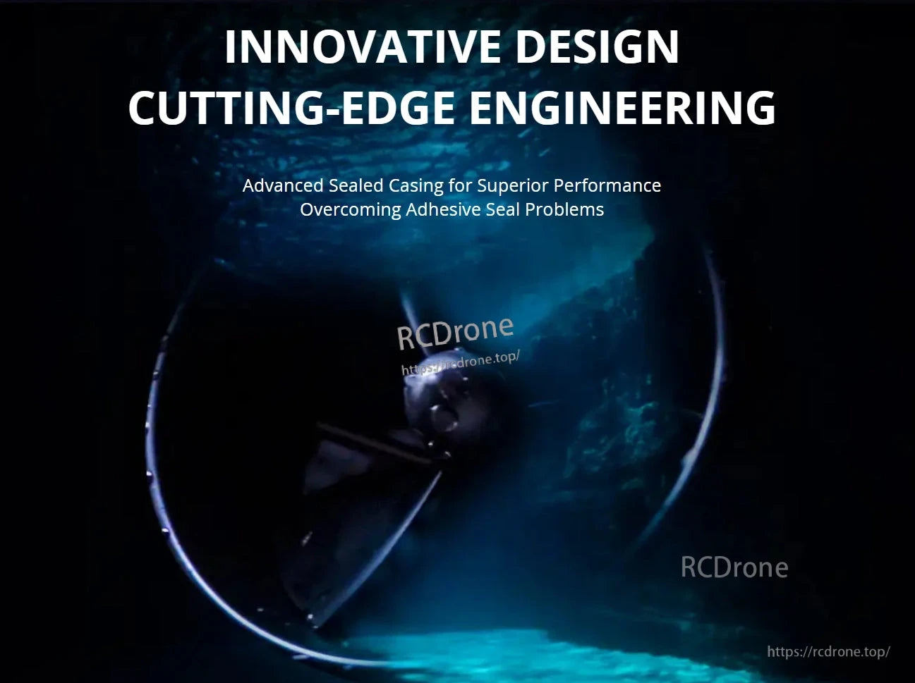 CubeMars DW15 Underwater Thruster, Innovative design, cutting-edge engineering. Advanced sealed casing for superior performance.